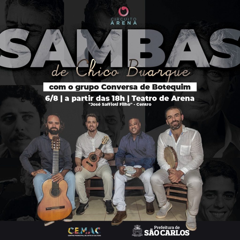 DOMINGO TEM CIRCUITO ARENA ESPECIAL COM TRIBUTO A CHICO BUARQUE