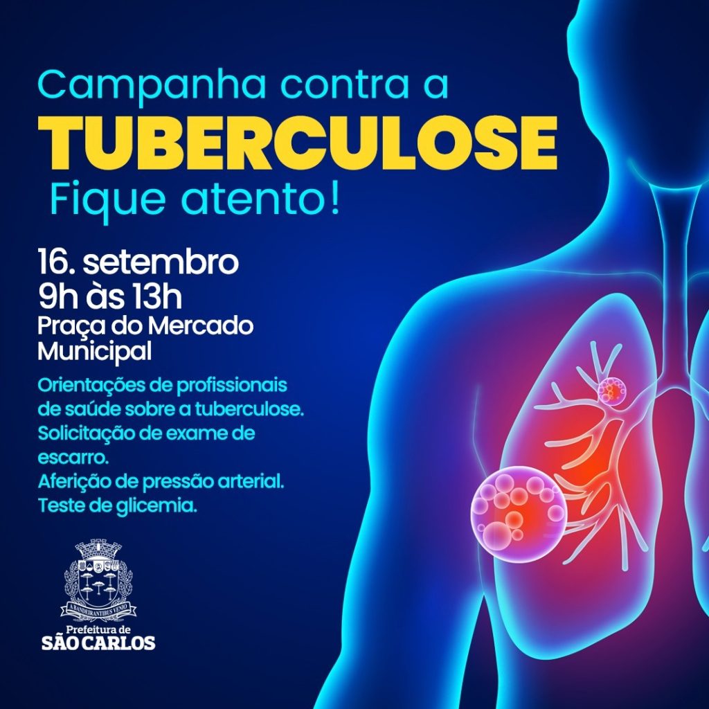 SAÚDE ORIENTA POPULAÇÃO SOBRE TUBERCULOSE