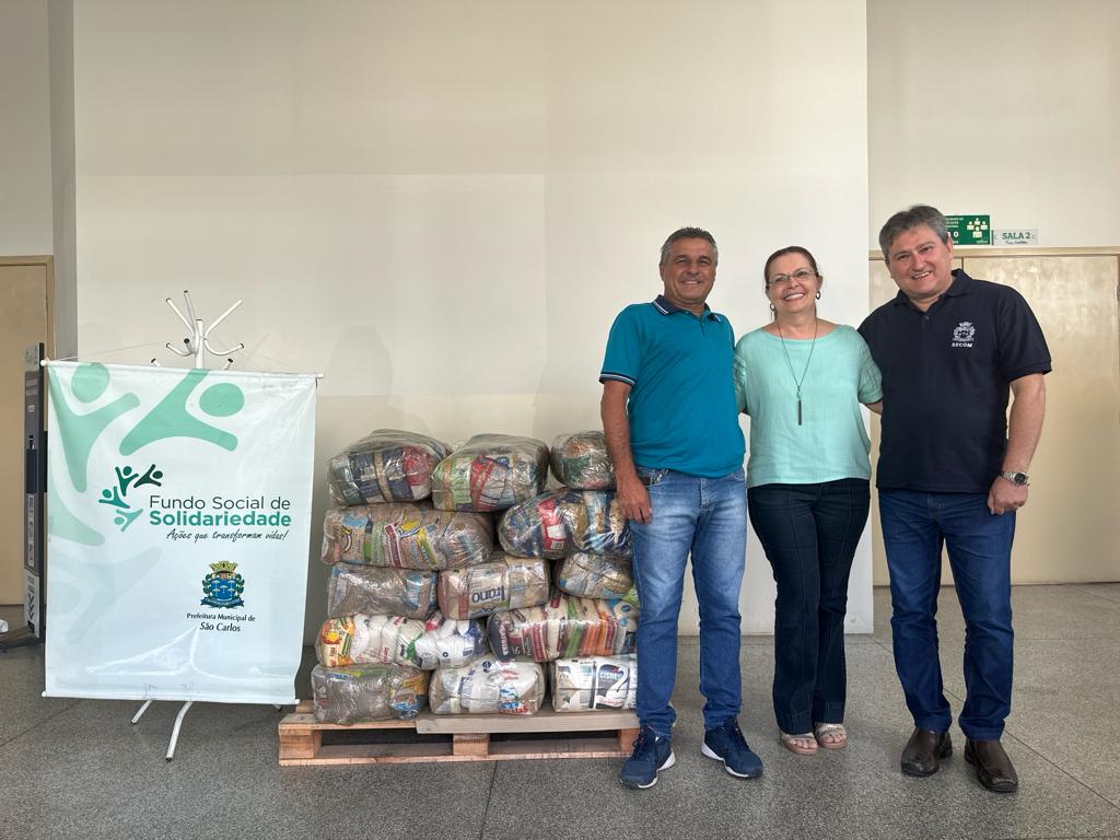 FUNDO SOCIAL DE SOLIDARIEDADE RECEBE ALIMENTOS DOADOS DURANTE A COPINHA 2024