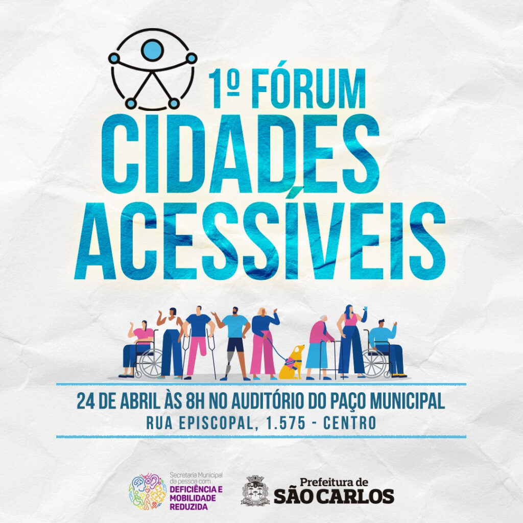 ENTIDADES LIGADAS AO COMDEFSC CONFIRMAM PRESENÇA NO 1º FÓRUM DAS CIDADES ACESSÍVEIS