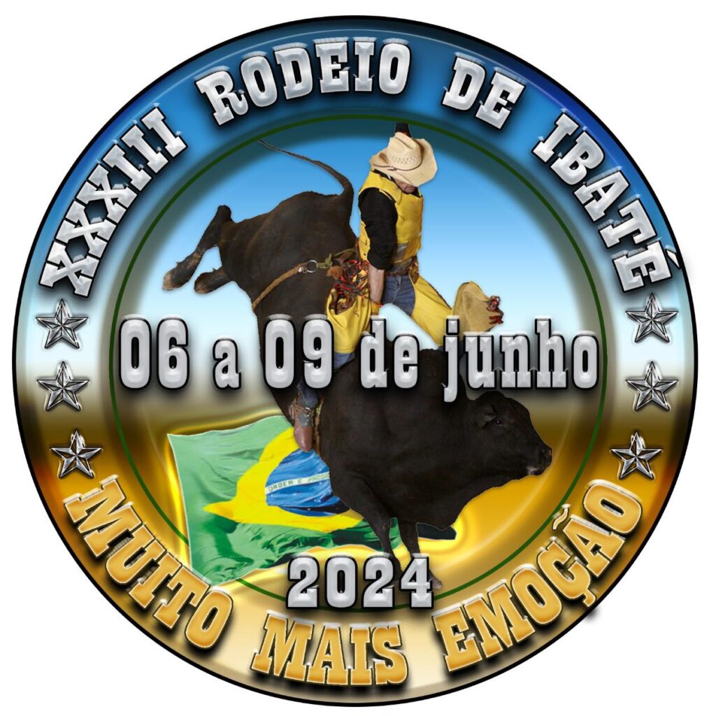 Vem aí o XXXIII Rodeio de Ibaté! 6 a 9 de junho de 2024