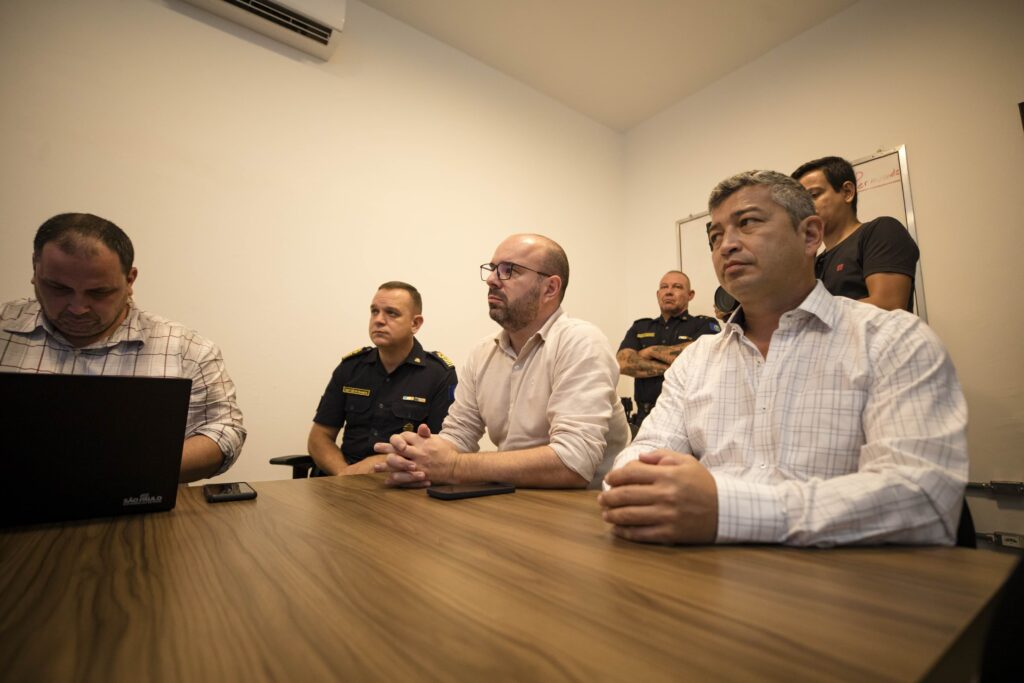 GUARDA MUNICIPAL DE SÃO CARLOS RECEBE EQUIPE TÉCNICA DO ESTADO PARA INTEGRAÇÃO DO SISTEMA MURALHA PAULISTA