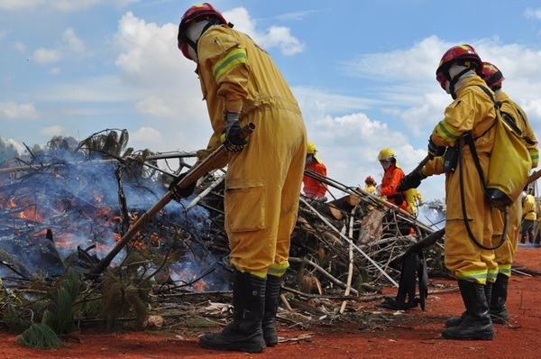 SÃO CARLOS É A PRIMEIRA CIDADE DO ESTADO A CONTAR COM BRIGADA DE INCÊNDIO FORMADA POR EFETIVO DO CORPO DE BOMBEIROS