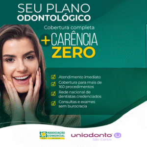 ACISC oferece plano odontológico com CARÊNCIA ZERO em parceria com a Uniodonto
