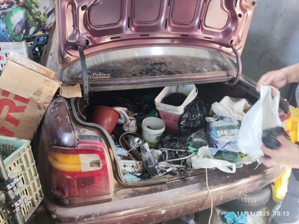 OPERAÇÃO SUCATA APREENDE 34 KG DE COBRE DE ORIGEM DUVIDOSA EM SÃO CARLOS