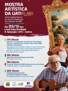 FESC REALIZA MOSTRA ARTÍSTICA DA UATI EM COMEMORAÇÃO AOS 30 ANOS