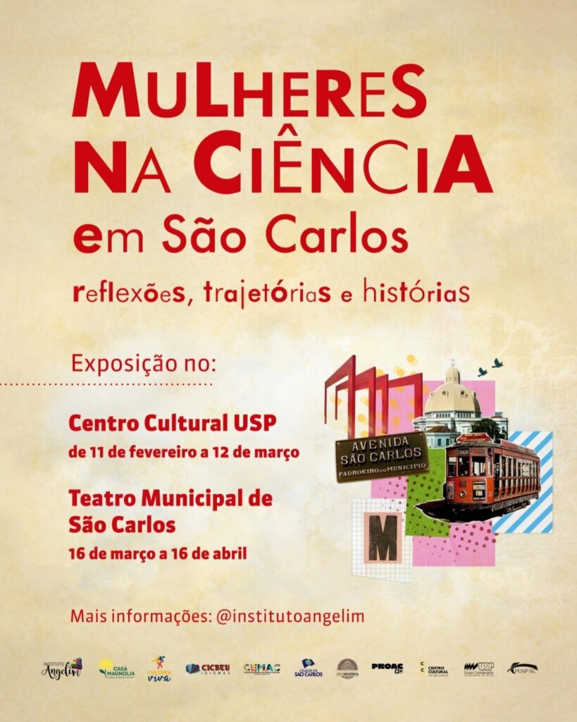 EXPOSIÇÃO TRANSFORMA ILUSTRAÇÕES DO LIVRO “MULHERES NA CIÊNCIA EM SÃO CARLOS” EM HOMENAGEM ÀS CIENTISTAS