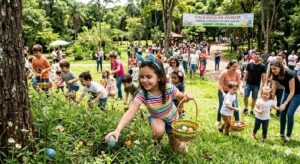 PARQUE ECOLÓGICO PROMOVE “CAÇA AOS OVOS” COM ATIVIDADES EDUCATIVAS E RECREATIVAS
