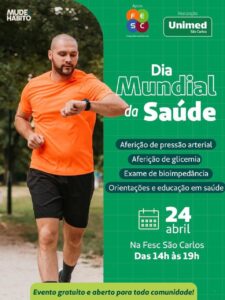 FESC PROMOVE AÇÃO GRATUITA NO DIA MUNDIAL DA SAÚDE EM PARCERIA COM A UNIMED
